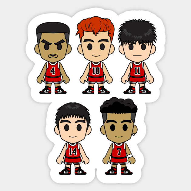 Slam Dunk Anime Sticker by Chibi Pops